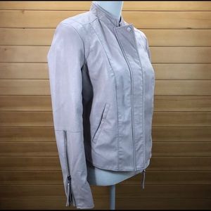 Free People leather jacket